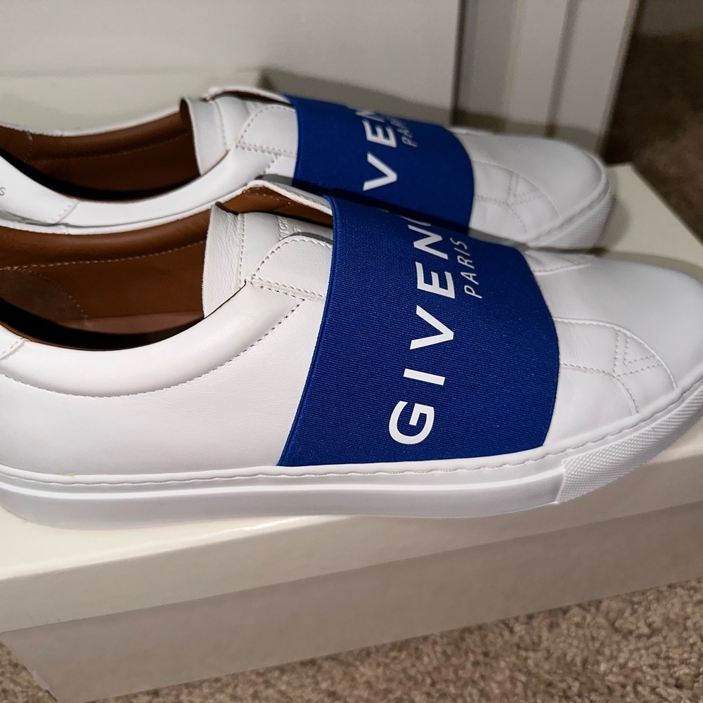 Givenchy White and Blue Men's Shoes